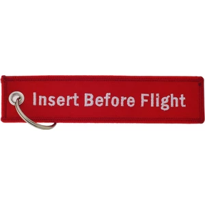 Hit Dükkan Insert Before Flight Kırmızı Anahtarlık 13CMX3CM