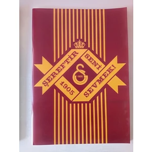 Hakan Çanta Defter 40 Yaprak Kareli Galatasaray