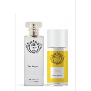 Soel Parfüm K21 Brb/clsc Kadın Seçili Marka Parfüm 50ML Edp +Ipek Kadın Deodorant 150ML Avantaj Seti Soel Parfüm
