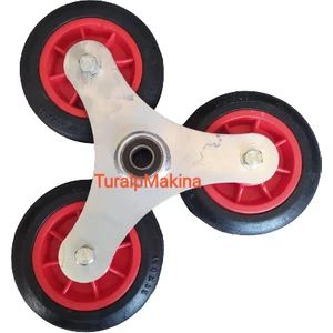 Dönerli 3 Lü Teker Koli Araba Tekeri