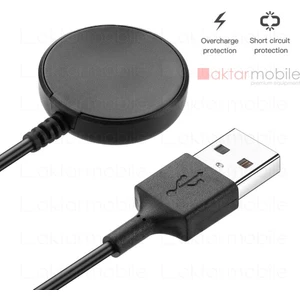 Samsung Galaxy Watch 4 40 / 44 mm Uyumlu USB Şarj Aleti Manyetik Şarj Cihazı Hızlı Şarj Kiti