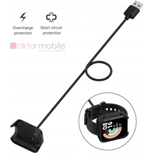Xiaomi Mi Watch Lite Uyumlu USB Şarj Aleti Manyetik Şarj Cihazı Hızlı Şarj Kiti