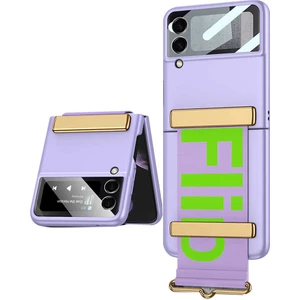 Samsung Galaxy Z Flip 4 5g Uyumlu Kordonlu Silikon Kılıf