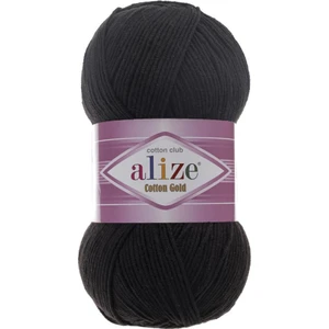 Cotton Gold Siyah El Örgü Ipliği