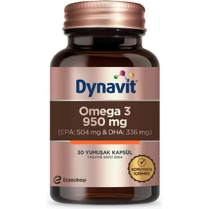 Omega 3 950 Mg Takviye Edici Gıda 30 Yumuşak Kapsül