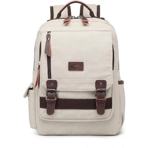 Kanvas Kumaş Orta Boy Sırt Çantası 2022-1272 Bej
