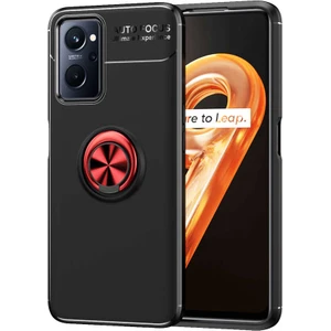 Kip GSM Oppo A36 Kılıf Metal Yüzüklü Standlı Yumuşak Ravel Silikon Kapak