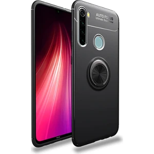 Kip GSM Xiaomi Redmi Note 8t Kılıf Metal Yüzüklü Standlı Yumuşak Ravel Silikon Kapak