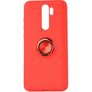 Kip GSM Xiaomi Redmi Note 8 Pro Kılıf Metal Yüzüklü Standlı Yumuşak Ravel Silikon Kapak