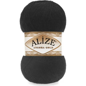 Angora Gold Siyah El Örgü Ipliği