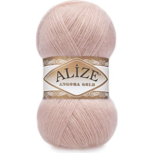 Angora Gold Pembe El Örgü Ipliği