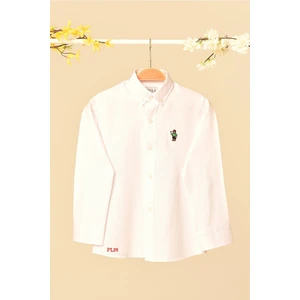 Piola Club Erkek Çocuk Beyaz Gömlek