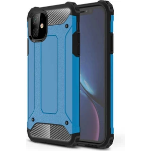 Aqua Aksesuar Apple iPhone 11 Kılıf Çift Katmanlı Tank Silikon Kapak