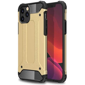 Aqua Aksesuar Apple iPhone 12 Pro Max Kılıf Çift Katmanlı Tank Silikon Kapak