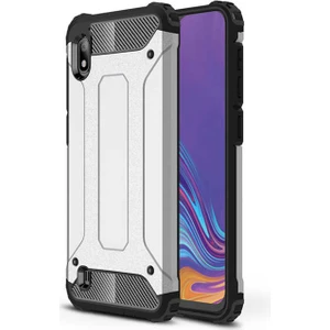 Aqua Aksesuar Galaxy A10 Kılıf Çift Katmanlı Tank Silikon Kapak