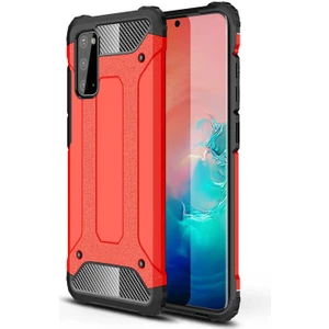 Aqua Aksesuar Galaxy S20 Fe Kılıf Çift Katmanlı Tank Silikon Kapak