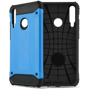 Aqua Aksesuar Huawei P40 Lite E Kılıf Çift Katmanlı Tank Silikon Kapak