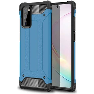 Aqua Aksesuar Galaxy Note 20 Kılıf Çift Katmanlı Tank Silikon Kapak