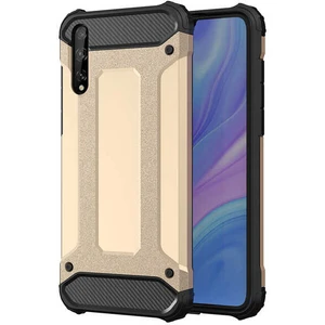 Aqua Aksesuar Huawei P Smart S (Y8P) Kılıf Çift Katmanlı Tank Silikon Kapak