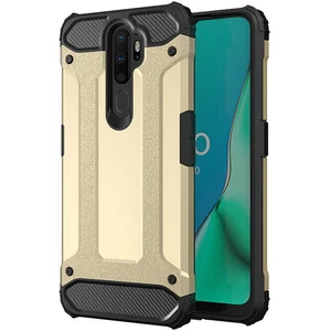 Aqua Aksesuar Oppo A5 2020 Kılıf Çift Katmanlı Tank Silikon Kapak