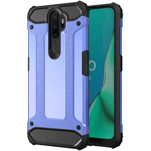 Aqua Aksesuar Oppo A5 2020 Kılıf Çift Katmanlı Tank Silikon Kapak