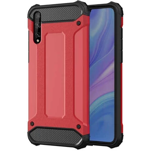 Aqua Aksesuar Huawei P Smart S (Y8P) Kılıf Çift Katmanlı Tank Silikon Kapak