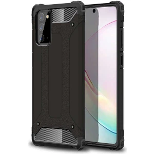 Aqua Aksesuar Galaxy Note 20 Kılıf Çift Katmanlı Tank Silikon Kapak