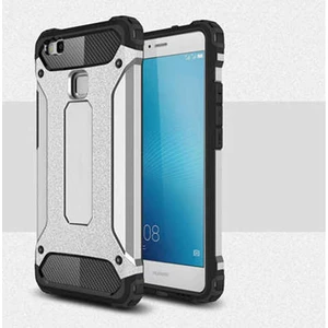 Aqua Aksesuar Huawei P9 Lite Mini Kılıf Çift Katmanlı Tank Silikon Kapak