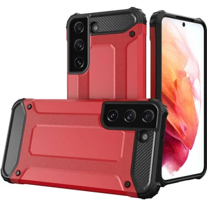 Aqua Aksesuar Galaxy S22 Plus Kılıf Çift Katmanlı Tank Silikon Kapak