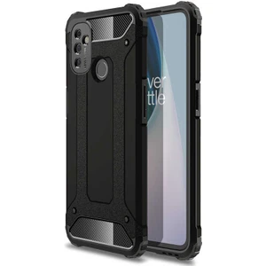 Aqua Aksesuar One Plus Nord N100 Kılıf Çift Katmanlı Tank Silikon Kapak
