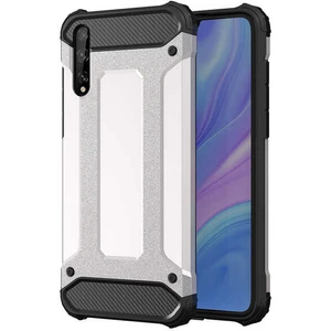 Aqua Aksesuar Huawei P Smart S (Y8P) Kılıf Çift Katmanlı Tank Silikon Kapak