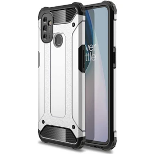 Aqua Aksesuar One Plus Nord N100 Kılıf Çift Katmanlı Tank Silikon Kapak