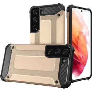Aqua Aksesuar Galaxy S22 Plus Kılıf Çift Katmanlı Tank Silikon Kapak
