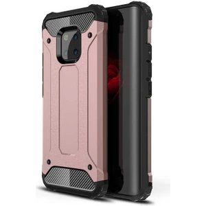 Aqua Aksesuar Huawei Mate 20 Pro Kılıf Çift Katmanlı Tank Silikon Kapak