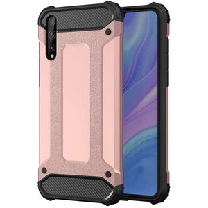 Aqua Aksesuar Huawei P Smart S (Y8P) Kılıf Çift Katmanlı Tank Silikon Kapak