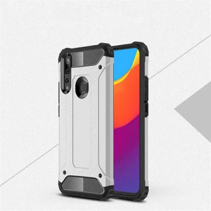 Aqua Aksesuar Huawei Y9 Prime 2019 Kılıf Çift Katmanlı Tank Silikon Kapak
