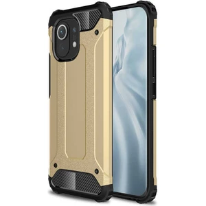 Aqua Aksesuar Xiaomi Mi 11 Kılıf Çift Katmanlı Tank Silikon Kapak