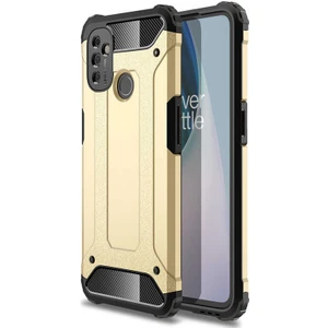 Aqua Aksesuar One Plus Nord N100 Kılıf Çift Katmanlı Tank Silikon Kapak