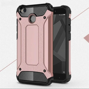 Aqua Aksesuar Xiaomi Redmi 4x Kılıf Çift Katmanlı Tank Silikon Kapak