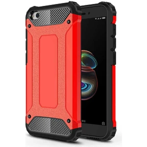 Aqua Aksesuar Xiaomi Redmi Go Kılıf Çift Katmanlı Tank Silikon Kapak