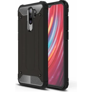 Aqua Aksesuar Xiaomi Redmi Note 8 Pro Kılıf Çift Katmanlı Tank Silikon Kapak