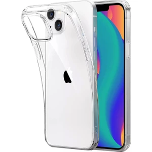 Caseworld Apple iPhone 14 Kapak Lüx Şeffaf Silikon Kılıf