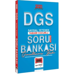 Yargı Yayınevi 2023 DGS Soru Avcısı Tamamı Çözümlü Sayısal Yetenek Soru Bankası