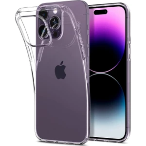 Case World Apple iPhone 14 Pro Max Kapak Lüx Şeffaf Silikon Kılıf