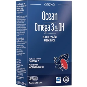 Ocean Omega 3 & Qh Takviye Edici Gıda 30 Kapsül