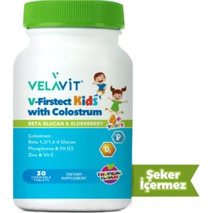 V-Firstect Kids With Colostrum Takviye Edici Gıda 30 Kapsül
