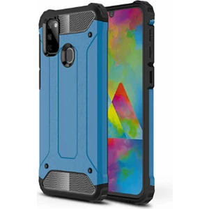Aqua Aksesuar Galaxy M21 Kılıf Çift Katmanlı Tank Silikon Kapak