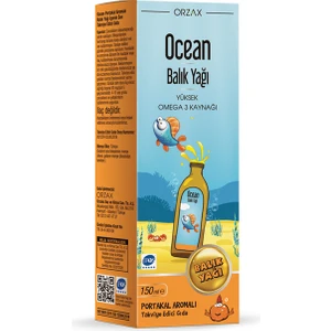 Ocean Balık Yağı Şurup Portakal Aromalı 150ML