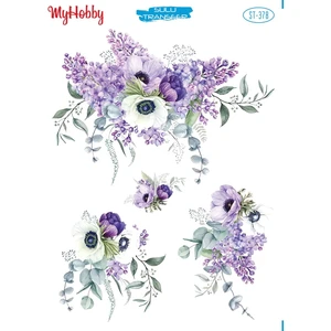 My Hobby St 378 Çiçek Desenli Sulu Transfer 25X35