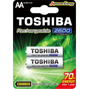 Toshıba 2600 Mah Şarjlı Kalem Pil 2'li